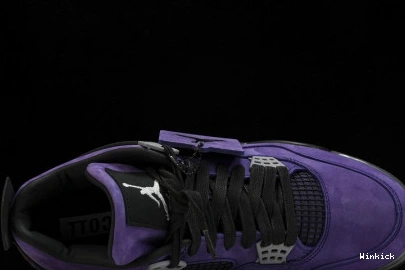 Jordan AJ4-766296 Scott x Travis 4 Purple Air Retro 0808